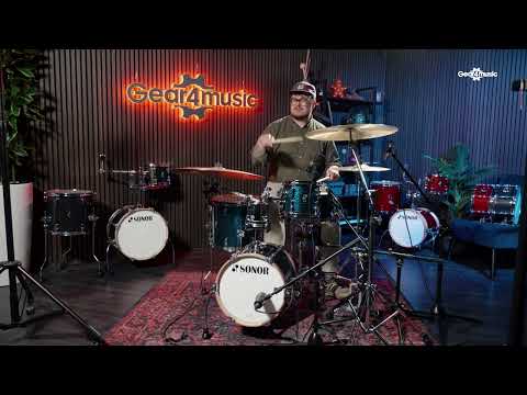Sonor AQX Micro 8/13/14/13x6" 4pc Shell Pack 2021 - Present - Black Midnight Sparkle image 2