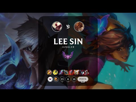 Lee Sin Jungle vs Taliyah - KR Master Patch 14.6
