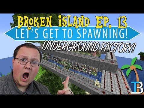 Underground Pig Factory Upgrade!! - Broken Island 🌴 Ep. 13 IP: Play.BreakdownCraft.com HD