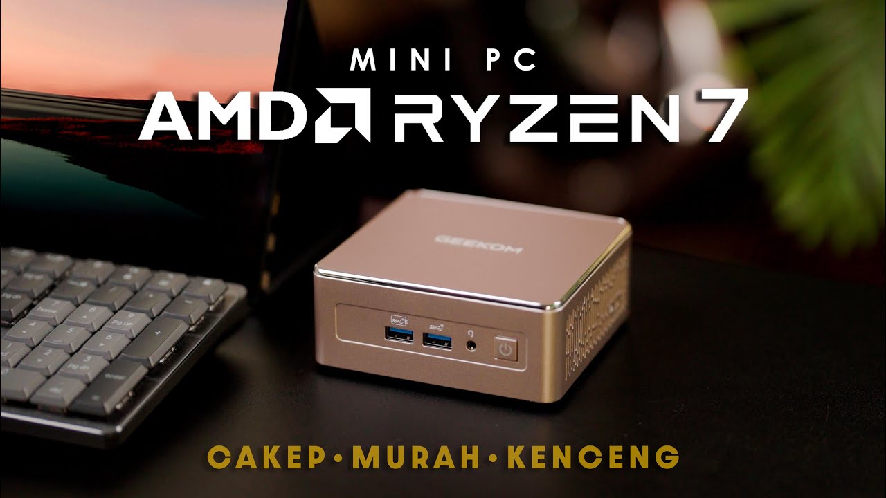 Gak Jadi RAKIT PC‼️ADA Mini PC CAKEP Murah Tapi Se-KENCENG ini 🚀 GEEKOM A5 R7-5825U