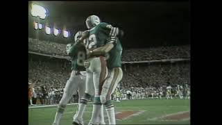 The Dolphins ended the first quarter of this game down 24-0 to the Chargers. They ended the second quarter with this play. 

