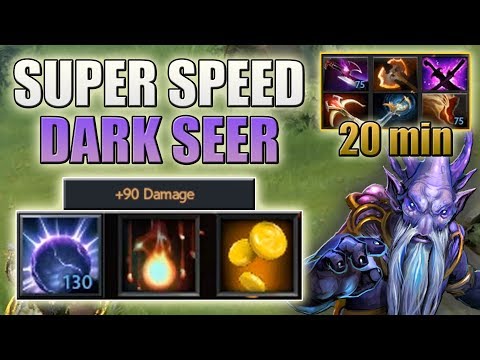 1.3k GPM Dark Seer with Mega Attack Speed [+90 Damage Talent + Troll Passive] Dota 2 Ability Draft