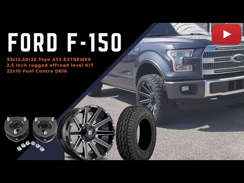 2018 Ford F150 22x10 Fuel Contra D643 33x12.50r22 Toyo Open Country AT2 Extreme