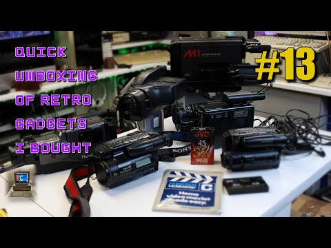 EBAY RETRO GADGETS I BOUGHT Video #13 Including Panasonic M1 full size VHS Camcorder from 1985