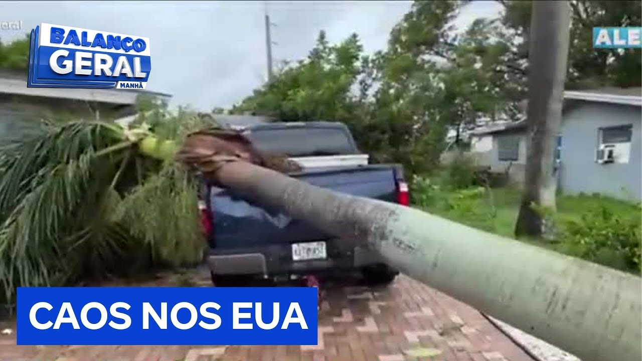 Brasileiros se organizam em grupos de ajuda mútua após passagem de furacão Milton nos EUA