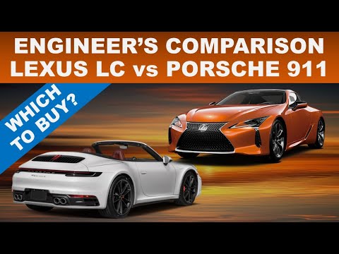 ENGINEER'S COMPARISON: LEXUS LC 500 vs PORSCHE 911 // WHICH ONE WOULD YOU BUY? // LET'S DREAM!