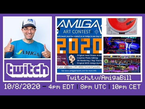 10/8/2020 Commodore Amiga - Impromptu Creative Art Stream with Special Appearance from 10MARC!