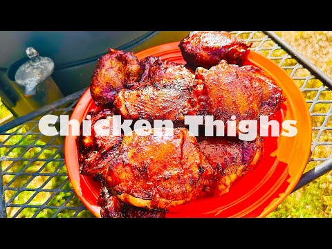 How To Make Smoked Chicken Thighs On The Oklahoma Joe Bronco| JB’S BBQ