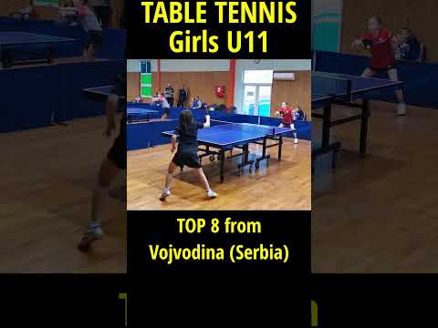 Vojvođanski kup za mini kadetkinje - Top 8 - Girls U11 -  #forehandwinner #tabletennis