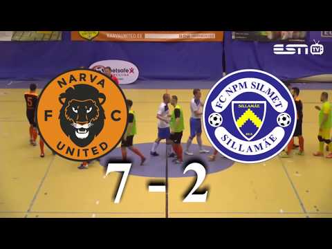 SILLAMÄE ESN TV 15.12.2018 НАРЕЗКА ГОЛОВ NARVA UNITED FC VS SILLAMAE FC NPM SILMET