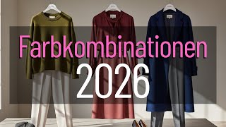 12 elegante Farbkombinationen für reife Frauen im Jahr 2026