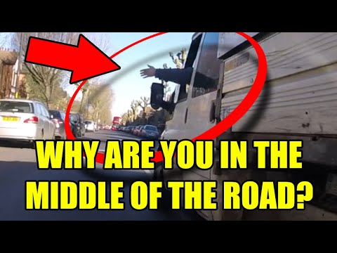 Gesturing Driver Confronted