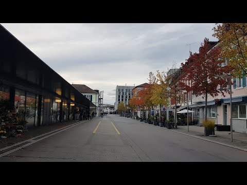 Train station Delemont Swiss Oct 28 2023