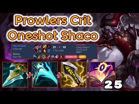 25 Mejai Stacks Prowlers Crit Shaco Oneshots ;) [League of Legends] Full Gameplay - Infernal Shaco
