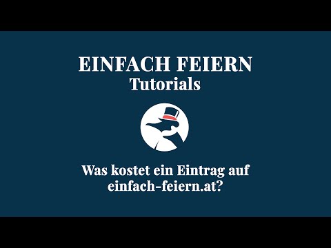 Was kostet ein Eintrag auf einfach-feiern.at?