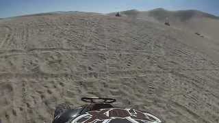 preview picture of video 'Raptor 700's Dumont sand dunes New Years 2014'