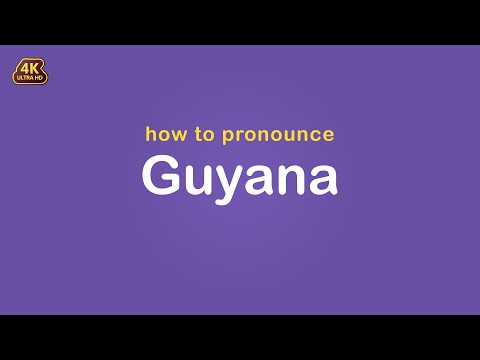 how to pronounce Guyana 【FIFA】