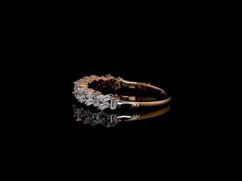 Designer Baguette Diamond Band in 14K/18K Gold - NLR0972