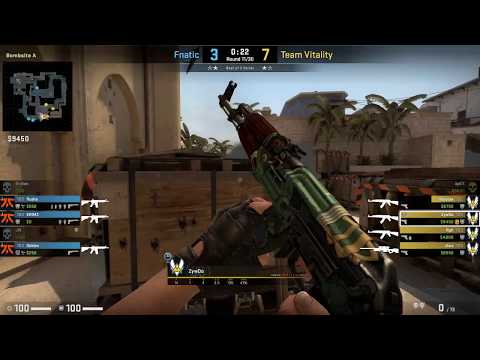 CS:GO POV Demo Vitality ZywOo (29/13) vs Fnatic (de_mirage)
