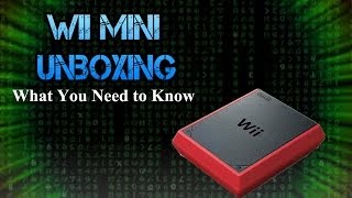 Wii Mini: Things to Know, Comments and Unboxing