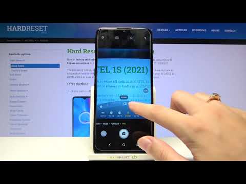 How to Use Camera Pro Mode in ALCATEL 1S (2021)  - Advanced Camera Options