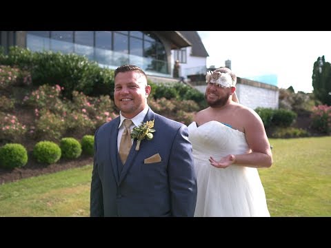 Groom cries at first look! 😂