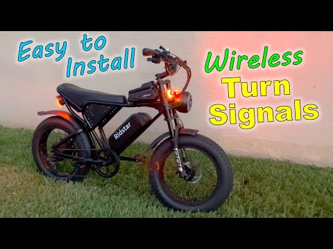 wireless Turn Signals on Ridstar or Jasion ebike