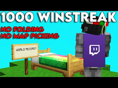 CHIEFXD DAILY - Attempting The Minecraft Bedwars World Record Winstreak (PART 1)