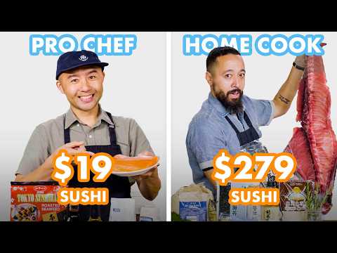$279 vs $19 Sushi: Pro Chef & Home Cook Swap Ingredients | Epicurious