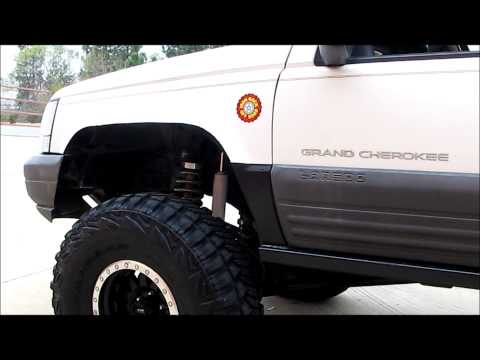 Jeep Grand Cherokee 4x4 Project ZJ Part 44 XJ 7.5 Front Coil Springs Rubicon Express 3.5 Rear