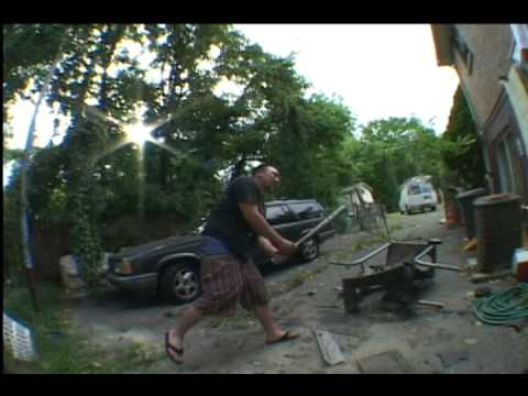 Angry Asian w/ Baseball Bat