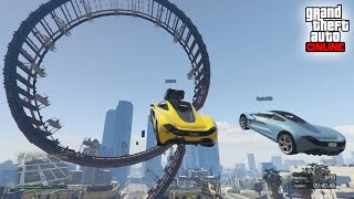 EL AGUJERO GIGANTE - Gameplay GTA 5 Online Funny Moments (Carrera GTA V PS4)