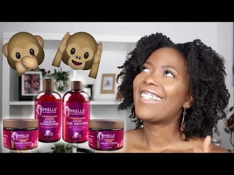 NEW MIELLE POMEGRANATE & HONEY REVIEW ON 4C HAIR |...