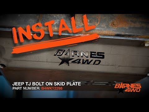 JEEP TJ BOLT ON SKID PLATE