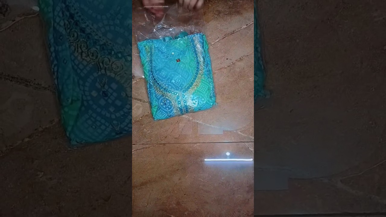 Beautiful Kurti set Unboxing from Meesho link in description/comment |  Shoppingmania 🛍️