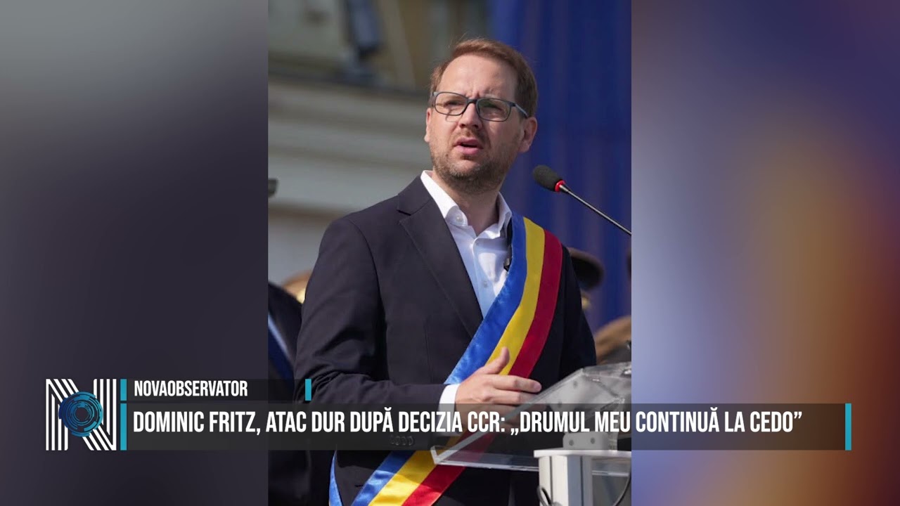 Dominic Fritz, atac dur după decizia CCR: „Drumul meu continuă la CEDO”