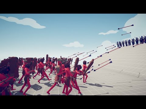 50 ELITE ARCHERS vs TRIBAL ARMY - TABS | Totally Accurate Battle Simulator