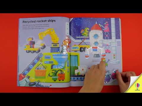 Книга First Sticker Book: Robots video 1