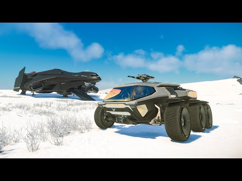This luxury vehicle is insane!! (Star Citizen : RSI Lynx Tour)
