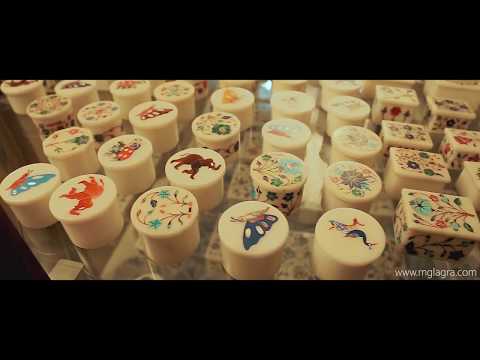 Zardozi Embroidery Portrait Parrot Embroidery Wall Hanging