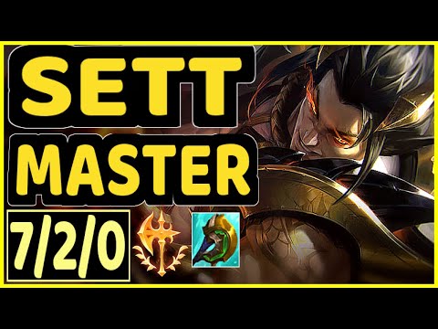 SETT - 7/2/0 KDA GAMEPLAY - EUW Ranked MASTER