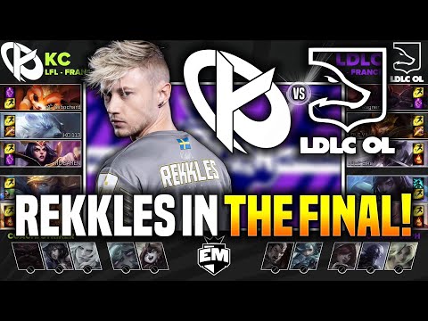 REKKLES IN A FINAL AGAIN! - KC vs LDLC GAME 1 EUROPEAN MASTER FINALS