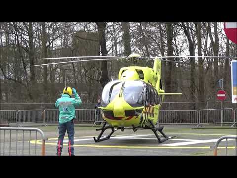 IC helikopter Lifeliner 5 PH HOW Stijgt op vanaf Noordwest Ziekenhuis in Alkmaar