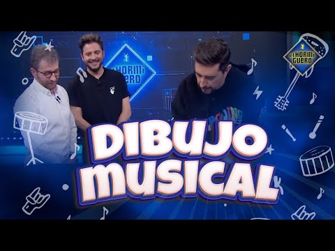 DIBUJO MUSICAL - Hacemos música con una cartulina y un garabato - El Hormiguero