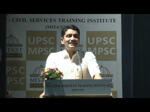 Shri Vishwasji Nangare IPS @ MIT Civil Services Training Institute