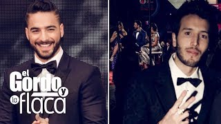Maluma y Sebastián Yatra sin medias y otros momentos que Gelena captó del Latin GRAMMY