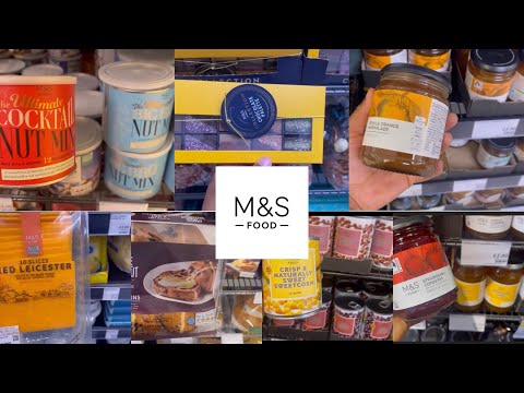 M&S FOOD STORE HAUL, DENTRO DA M&S MERCEARIA, MARKS E SPENCER FOOD HALL LONDRES