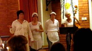 preview picture of video 'Aspåskören (delar av) - Harmony Sisters - Java Jive'