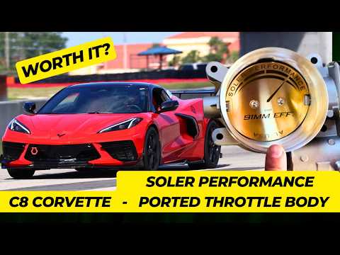 Soler Performance Ported Throttle Body Install Review C8 Corvette Z51 stingray, also for Z06 & ZR1