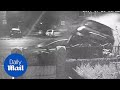 Horrific Moment Car Travelling Up To 90mph Smashes Into Parked Car Daily Mail